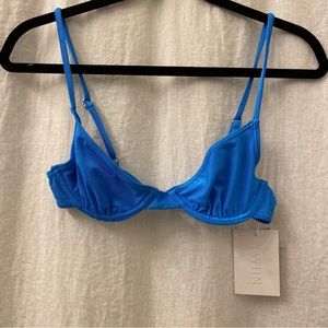 Twin NWT Bikini Top Size S‎ Blue